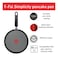 T-Fal Everyday, Pancake Pan 25cm, Non-Stick, Black