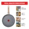 T-Fal Hanae Cook, Frypan, Non-Stick, Grey, 30cm