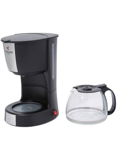MEBASHI Drip Coffee Machine with Washable Filter and Warming Plate, 1.2L Capacity, (ME-DCM1004B)(900W)
