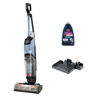Bissell CrossWave EdgeFind Wet and Dry Vacuum Cleaner 4136K, 360 W, Blue, Self Cleaning Cycle