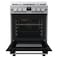 Gorenje Cooker GK6C40S, 60 cm, Cast Iron, Silver, 4 Burners