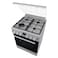 Gorenje Cooker GK6C40S, 60 cm, Cast Iron, Silver, 4 Burners
