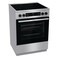 Gorenje Cooker GECS6C70XC, 60 cm, Ceramic, Stainless Steel, 4 Cooking Zones