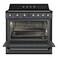 Smeg Cooker TR90IGR2, 90 cm, Induction, Slate Grey, 5 Cooking Zones