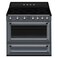 Smeg Cooker TR90IGR2, 90 cm, Induction, Slate Grey, 5 Cooking Zones