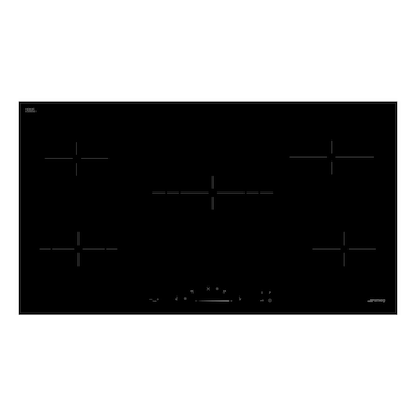 Smeg Built-in Hob SE495ETD, 9100 W, Electric, Black