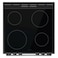 Gorenje Cooker GEC6A11SG, 60 cm, Ceramic, Metallic Grey, 4 Burners