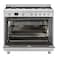 Smeg Cooker SSA91MAX2, 90 cm, Cast Iron, Stainless Steel, 5 Burners