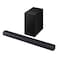 Samsung HW-B450F/ZN, 2.1 Channel Cinema Bluetooth Soundbar with Subwoofer and Remote, Titan Black
