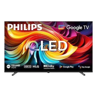 Philips 50-Inch 4K Ultra HD, Smart QLED TV, 50PQT8530, Black