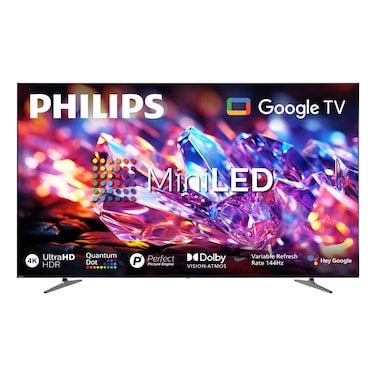 Philips 100-Inch 4K Ultra HD, Smart QD MiniLED TV, 100MLED800, Black