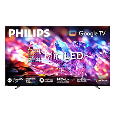 Philips 65-Inch 4K Ultra HD, Smart QD MiniLED TV, 65MLED800, Black