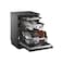 LG 14 Places QuadWash&trade; Dishwasher Matte Black with TrueSteam&trade;, Auto Open Dry and Heat Dry DFC287HMS