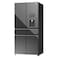 Panasonic Side By Side Refrigerator NR-WY720Z, Dark Mirror, 650 L, 6 Doors