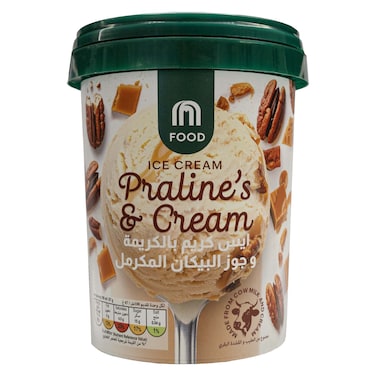 Carrefour Food Praline's and Cream Ice Cream, 475ml