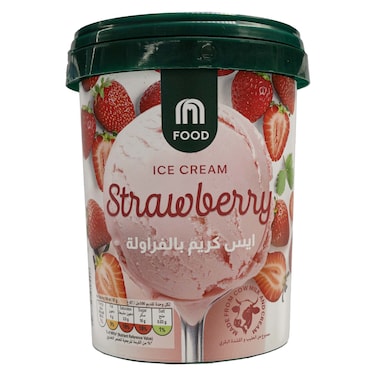 Carrefour Food Strawberry Ice Cream, 475ml