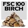 Bad Axe Kiln Dried Birch Fire Wood, 40 L