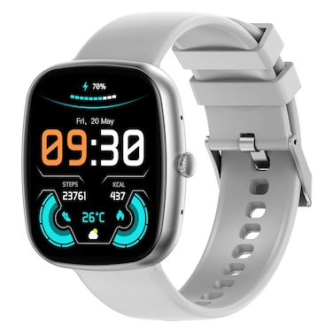 Aukey SW-2S Smartwatch, Bluetooth, Artificial Intelligence, Silver