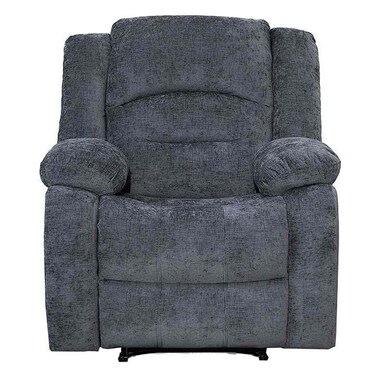 دازلر كرسي استرخاء ذو مقعد واحد من القماش - رمادي