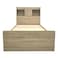 Supreme 120x200 Young Single Bed-French Sonoma Oak