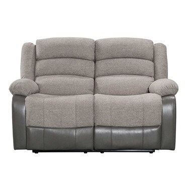 غرينسبورو كرسي استرخاء يدوي الحركة  بمقعدان، قماش - رمادي داكن