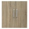 Supreme 4-Door Wardrobe with Mirror-French Sonoma Oak