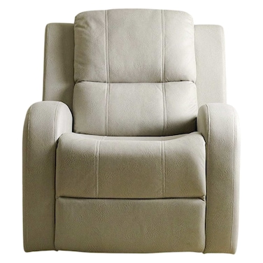 كريمسون أريكة استرخاء قماشية بمقعد واحد - أبيض كريمي