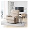 Benedict 1-Seater Fabric Recliner-Mocha