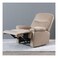 Benedict 1-Seater Fabric Recliner-Mocha