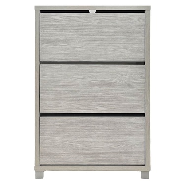 هاربر خزانة أحذية بثلاثة أبواب - رمادي بلوطي