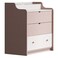 Blossom 3 Drawer Dresser With Storage Organiser-Blush Pink+Light Beige