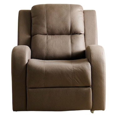 كريمسون أريكة استرخاء قماشية بمقعد واحد - بني