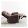 في 2 بنديكت كرسي استرخاء بمقعد واحد من القماش - لون شوكولاته