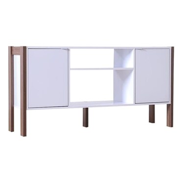 دانوب هوم تارسوس رف تلفاز 311  ، 134×36×69 سم - أبيض ، جوزي