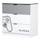 Gamerzone 3-Drawers Dresser-White &amp; Grey