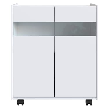 Banette 2-Door Laundry Cabinet-White