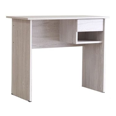 مورا مكتب دراسة مع درج واحد - خشب البلوط الأبيض