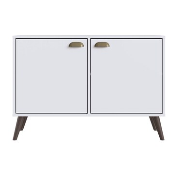 سكيتي خزانة ذات بابين - أبيض