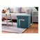 Yankee 38X38X38 Faux Linen Folding Storage Ottoman - Powder Blue