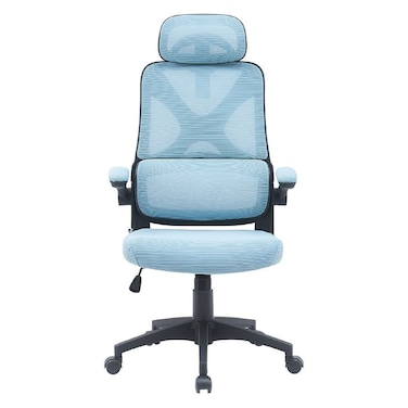 مودواي كرسي مكتب عالي الظهر - أزرق/أسود