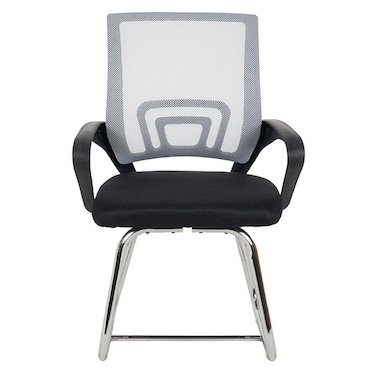 هيرالد كرسي للزوار - رمادي/أسود