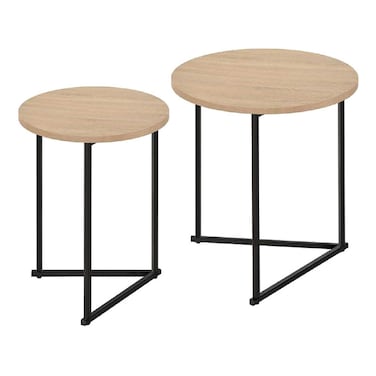 Mesen Nesting Table - Set of 2 - Sonoma Oak