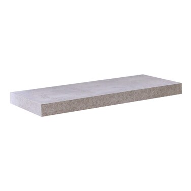 ألانو رف عائم من مادة PVC - 61×24×4.3 سم - رخام إسمنتي