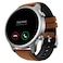 Noise NoiseFit Halo 22 mm Smartwatch, AMOLED Display, Vintage Brown