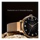 Noise NoiseFit Diva 16 mm Smartwatch, AMOLED Display, Gold Link