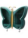SKEIDO Butterfly Shape Wall-Mounted Makeup Organizer Punch-Free Bathroom Cosmetic Storage Box Dustproof Waterproof Bathroom Beauty Rack