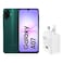Samsung Galaxy A07, 128 GB, Green, Dual SIM, 4 GB RAM, 4G + Travel Adapter