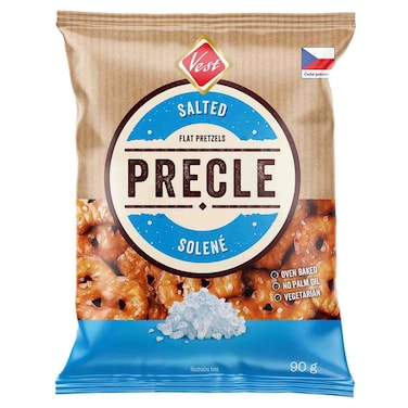 Vest Salted Flat Pretzels, 90g