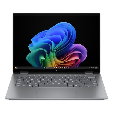 HP OmniBook X Flip 2-in-1 Laptop, AMD Ryzen AI 7 350, 16GB RAM, 1TB SSD, 14-Inch UWVA OLED, AMD Radeon 840M Graphics Card, Windows 11 Home, Soft Grey, Next Gen AI, 14z-fk0007