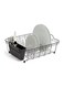 Dish Rack Pot   Compact Stainless Steel Kitchen Organizer for Plates, Utensils &amp; Cutlery   Space-Saving Dish Drainer (37x15cm)